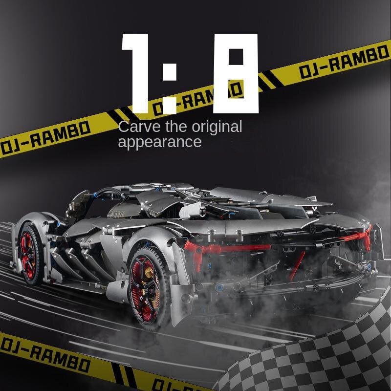 10246b Lanbo 3,000-Year Sports Car Small Particle Assembled Building Block Toys Model Car - Ninna Plus