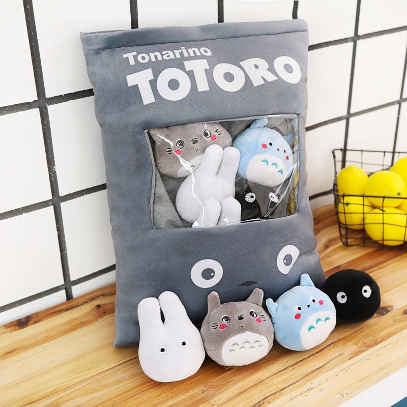 A Bag of Totoro Snack Pillow Totoro Doll Plush Toys - Ninna Plus