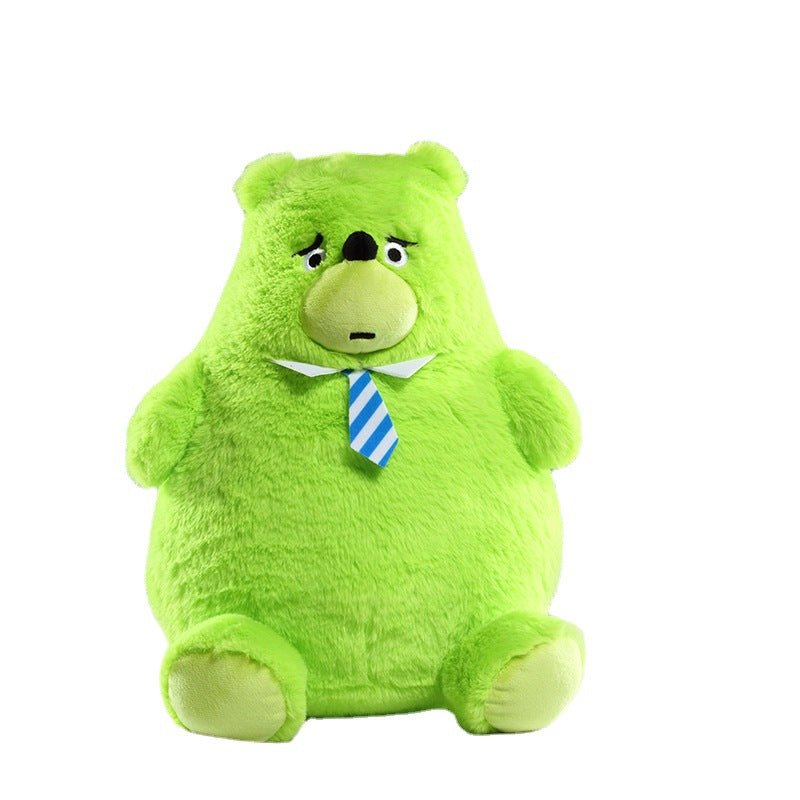 Anxiety Frog Cat Emo Cute Doll Internet Celebrity Green Struggle Bear Doll Gift Tide Play Plush Toy - Ninna Plus