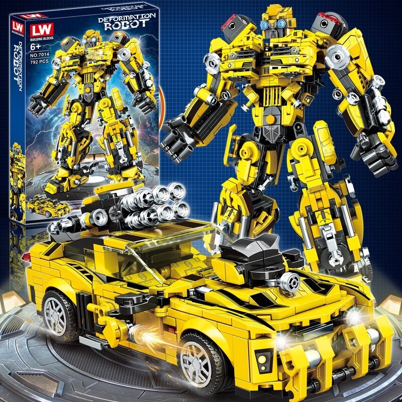 Building Blocks Deformation Car Robot Wasp Model Assembled Toy Compatible with Lego - Ninna Plus