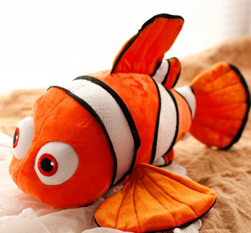 Cartoon Little Yellow Croaker Doll Clownfish Plush Toy Doll Golden Fish Pillow - Ninna Plus