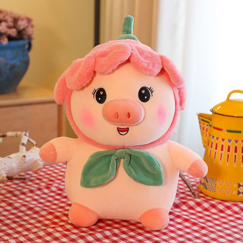 Cartoon Pig Doll Plush Toy Large Cute Petals Pig Doll Children's Gift - Ninna Plus