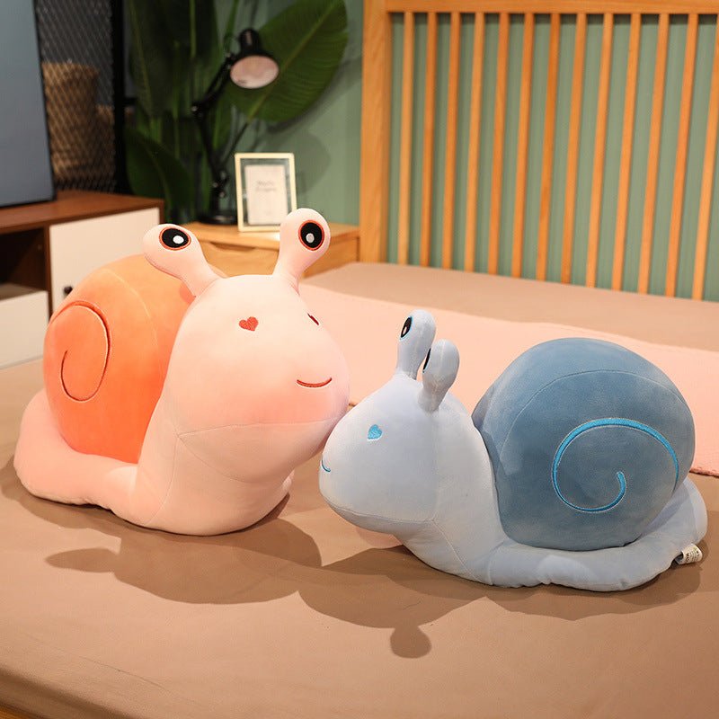 Cute Cartoon Snail Doll Plush Toys Children's Birthday Gifts Big Snail Pillow Doll - Ninna Plus