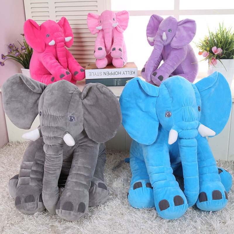 Cute Elephant Baby Sleeping Pillow Plush Toys, Baby Elephant Doll Comforter Toys Ragdoll Female - Ninna Plus