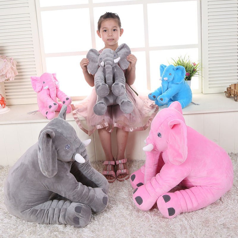 Cute Elephant Baby Sleeping Pillow Plush Toys, Baby Elephant Doll Comforter Toys Ragdoll Female - Ninna Plus