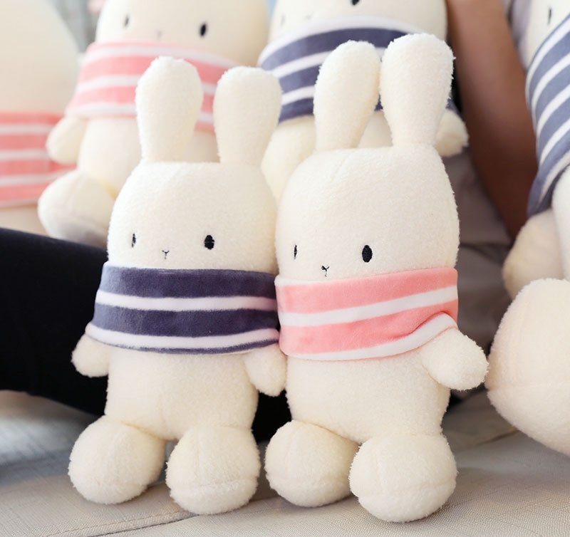 Cute Little White Rabbit Doll Bobo Rabbit Plush Toy - Ninna Plus