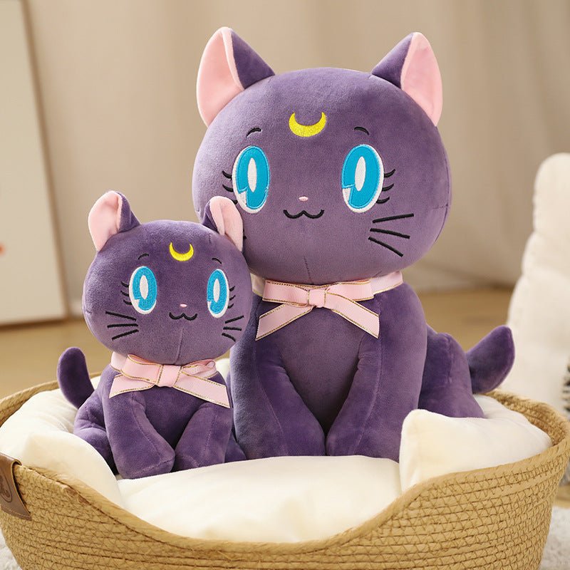 Cute Pretty Girl Warrior Purple Cat AEKYUNG Two-Dimensional Doll Sailor Moon Toy Ragdoll Children's Holiday Gifts - Ninna Plus
