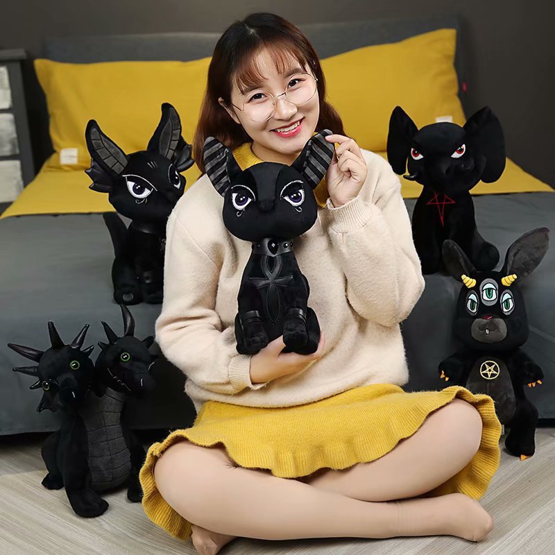 Dark Series Fashion Brand Stuffed Animal Toy Dark Wind Doll Creative Halloween Gift - Ninna Plus