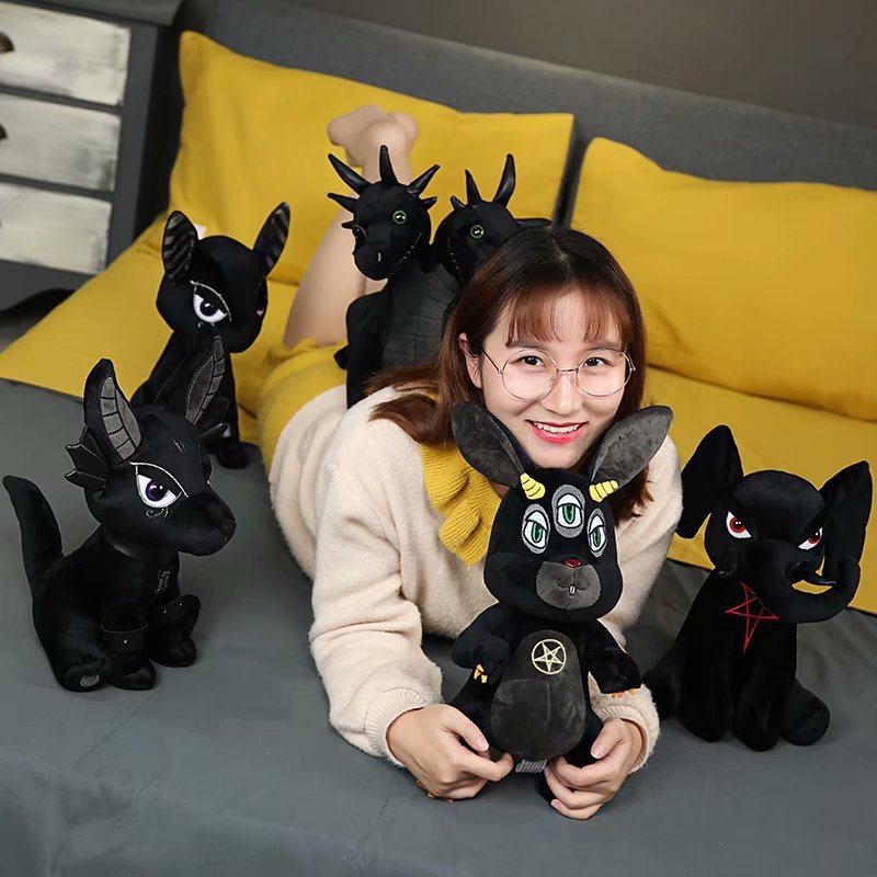 Dark Series Fashion Brand Stuffed Animal Toy Dark Wind Doll Creative Halloween Gift - Ninna Plus