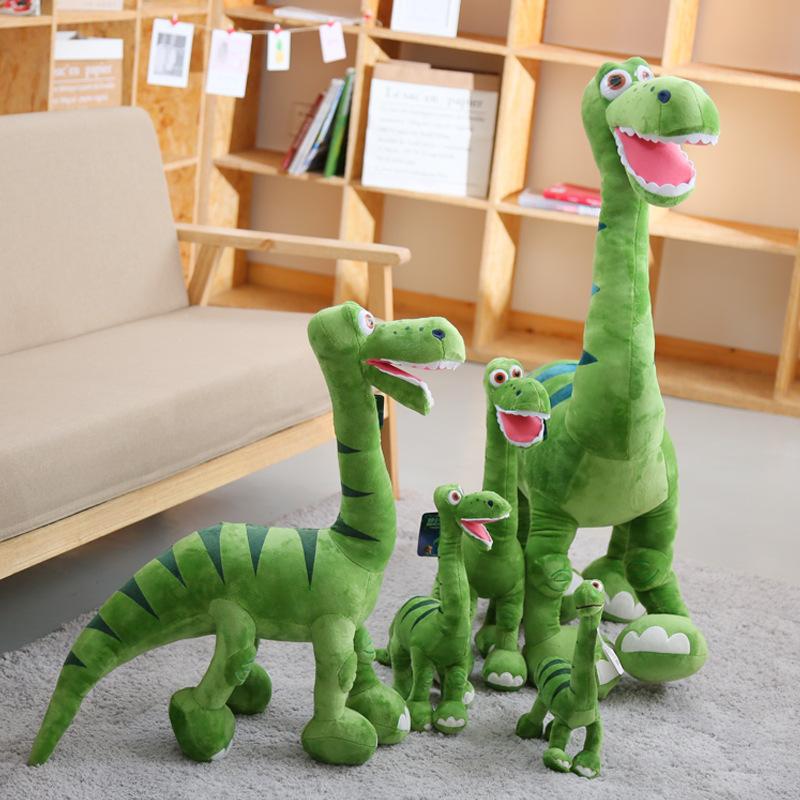 Dinosaur Plush Toy Large Doll Ragdoll Cute Doll Boys and Girls Children Green Tyrannosaurus Cushion - Ninna Plus