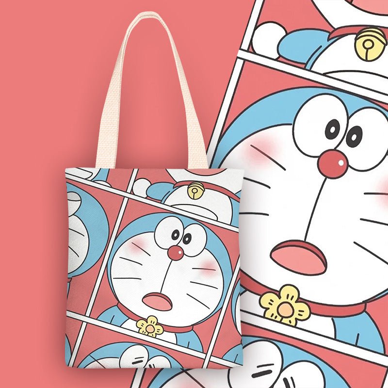 Doraemon Anime Ins Partysu Canvas Bag Women's Shoulder Simple Bag - Ninna Plus