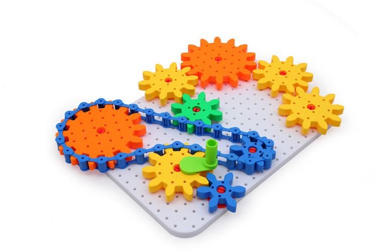 Educational kids play variable construction diy abs funny plastic gear toys - Ninna Plus