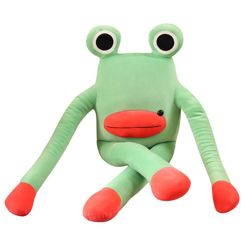 Frog Frog Doll Plush Beauty Ugly and Cute Sausage Mouth Frog Big Eye Spoof Doll Pillow - Ninna Plus