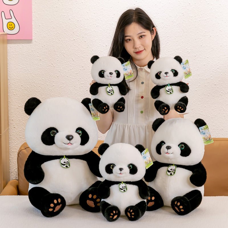 Giant Panda Beibei Plush Toy National Treasure Doll Sleep Doll Children's Day Birthday Gift Doll Present to Girl - Ninna Plus