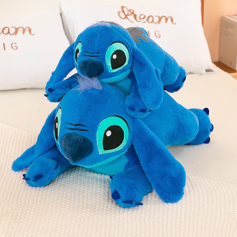 Lying Version Stitch Plush Toy Star Baby Stitch Face Pillow Doll Cartoon Cushion Gift - Ninna Plus