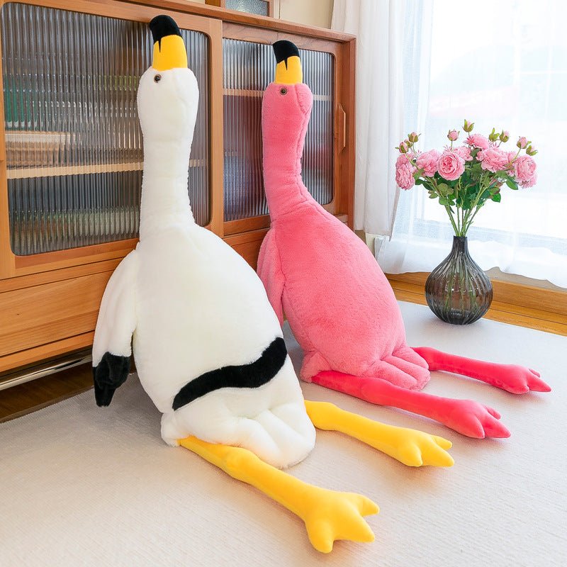 New Couple Flamingo Doll Doll Plush Toys Pink Girl Large to Sleep with Child Comfort Ragdoll - Ninna Plus