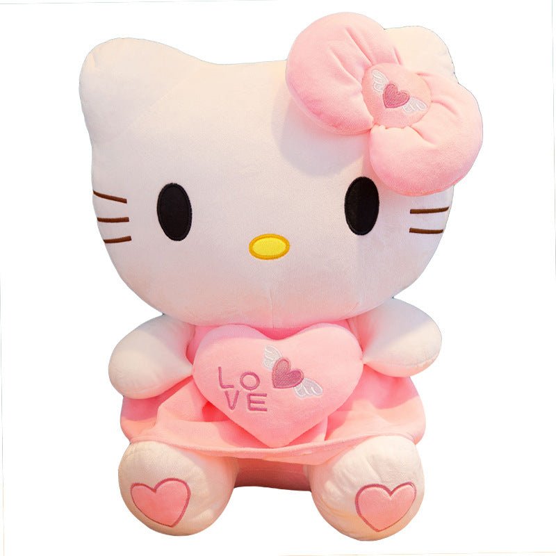 New Hello Kitty Plush Toy Heart-Hugging Angel Hello Kitty Rag Doll Pillow - Ninna Plus