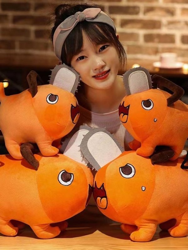 Poqita Chainsaw Dog Demon Poqita Peripheral Plush Doll Cute Cos Pendant Doll Pillow in Stock - Ninna Plus