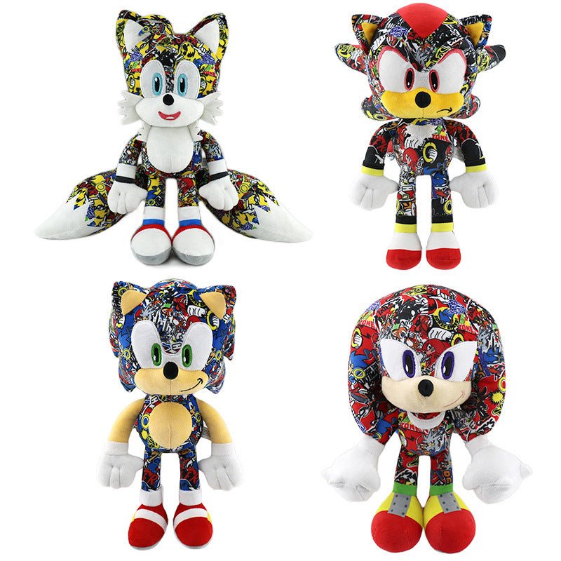 Printed Sonic Hedgehog Sonic the Hedgehog Plush Doll Super Super Sony Game Toy - Ninna Plus