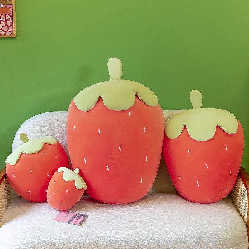 Simulation Strawberry Pillow Plush Toys Large Pillow Sleeping Doll Children Girls Birthday Gifts - Ninna Plus