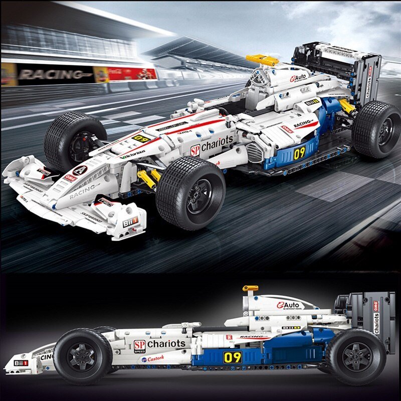 Tegaole T5006-9F1 Racing Model Toy Car 1:8 Small Sports Car Children's Boy Assembly Building Blocks Gift - Ninna Plus