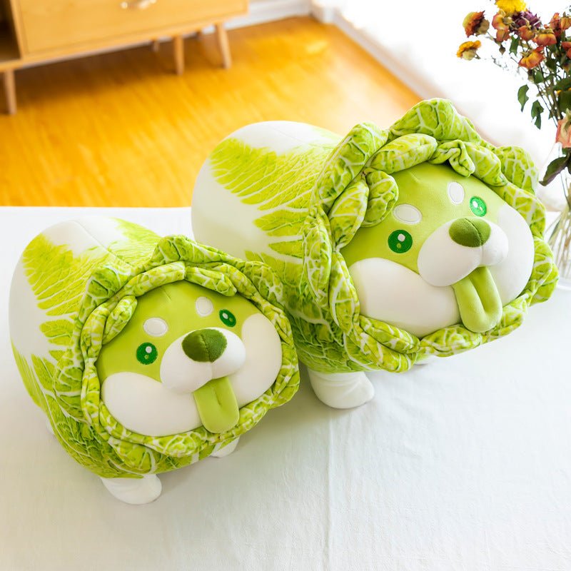 Vegetable Cabbage Dog Dish Dog Doll Plush Toy - Ninna Plus