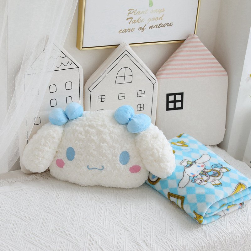 White Dog Oversized Bedside Cushion Cushion Sleeping Blanket Pillow - Ninna Plus