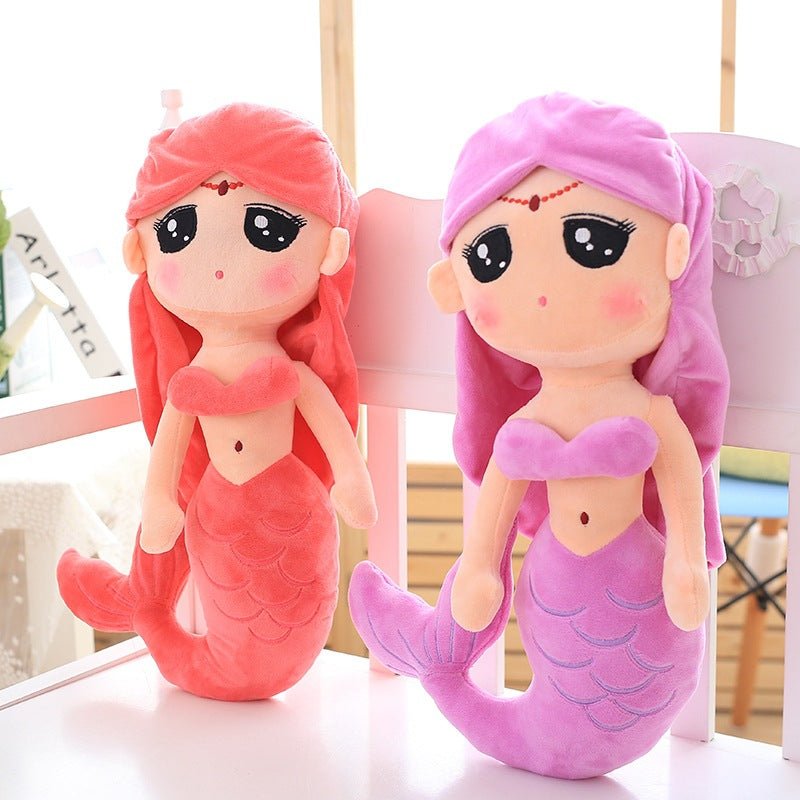 Wholesale Cute Mermaid Princess Ragdoll Plush Toy Little Girl Doll Pillow Doll - Ninna Plus